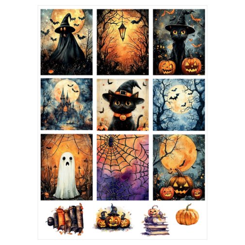 Topper sheet A4, Krafia: Boo!