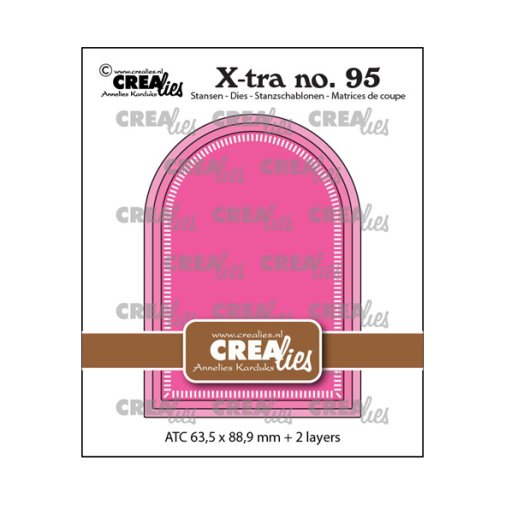 Stanssisetti, Crealies: ATC - Arch with stripes