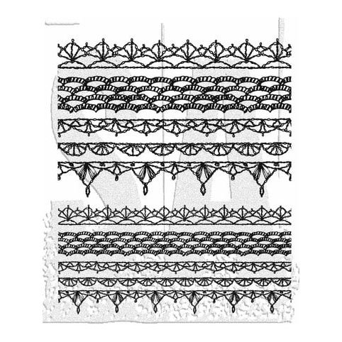 Leimasinsetti, Tim Holtz: Crochet Trims