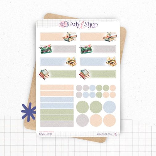 Tarra-arkki, AdyLShop: Book lover headers