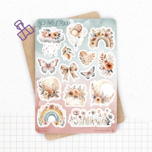 Sticker sheet, AdyLShop: Bohemian