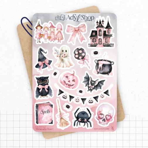 Sticker sheet, AdyLShop: Abracada boo