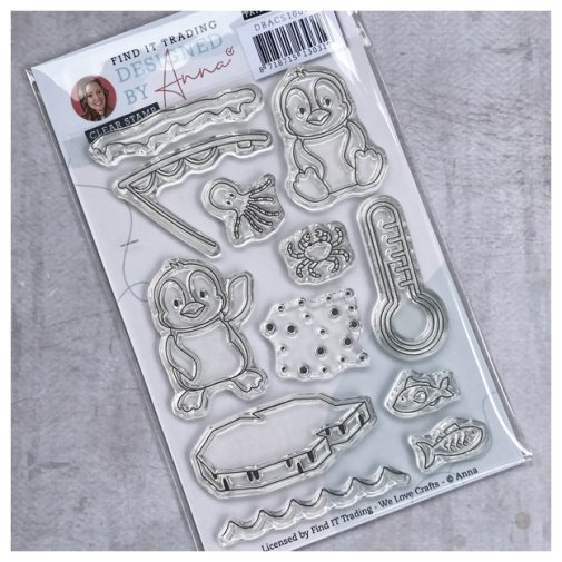 Stamp set A6: Patrick Penguin
