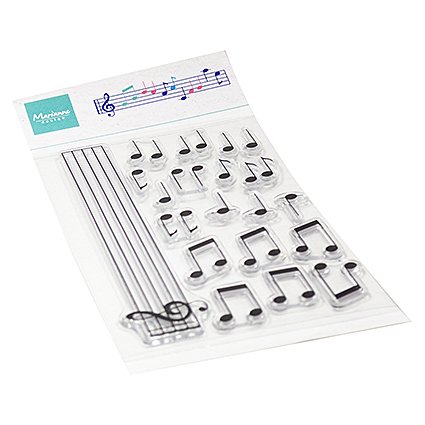 Marianne Design stamp set: Musical notes