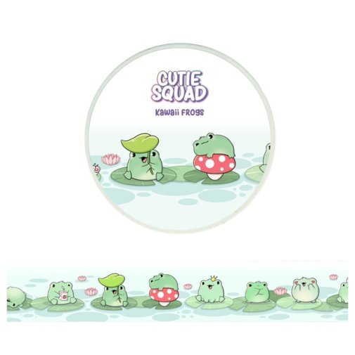 Washi -teippi, Cutie Squad: Kawaii frogs