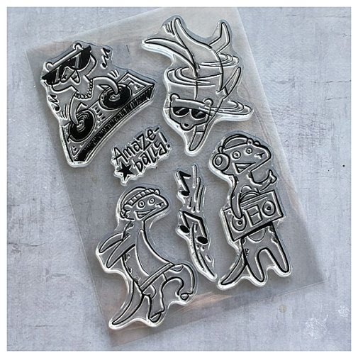 Creative Expressions stamp set: Musical Meerkats
