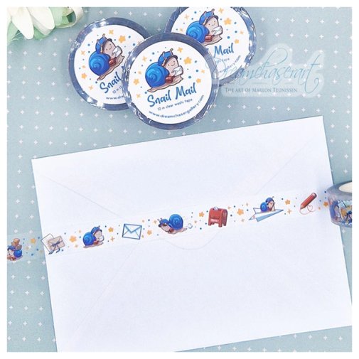Koristeteippi, Dreamchaserart: Snail Mail, clear
