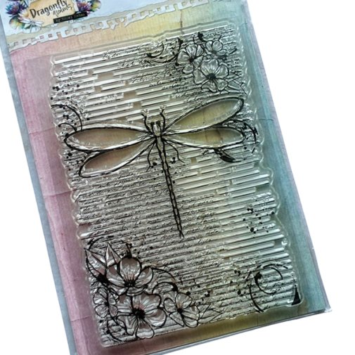 Stamp A6, StudioLight: Dragonfly background