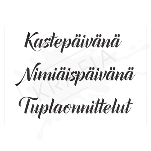 Dekorette -leimasinsetti: Kaste
