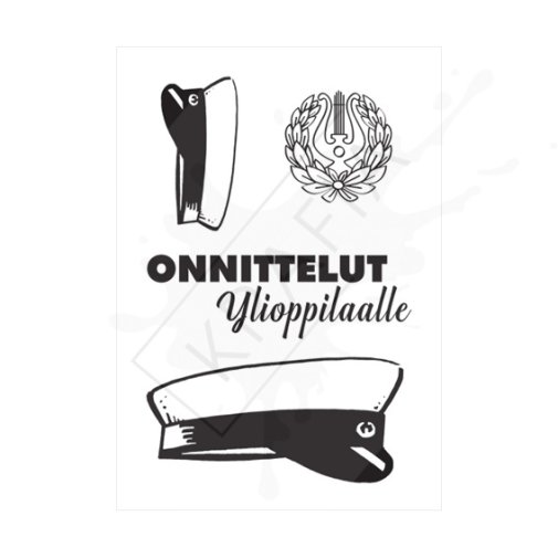 Dekorette stamp set: Ylioppilaalle