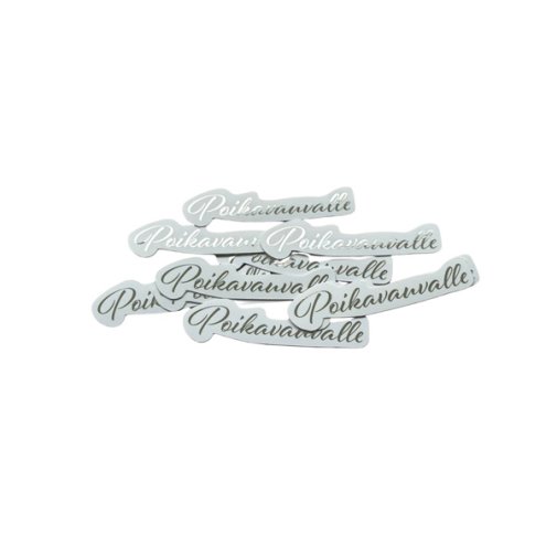 Kartonkitekstit 10 kpl, folioitu: Poikavauvalle, hopea