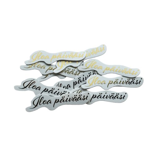 Kartonkitekstit 10 kpl, folioitu: Iloa päivääsi, kulta