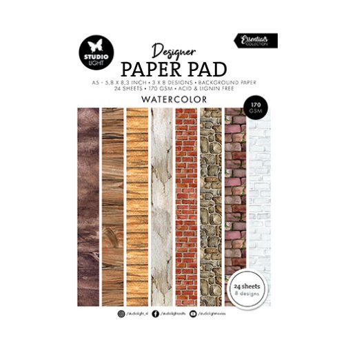 A5 paper pad, StudioLight: Watercolor
