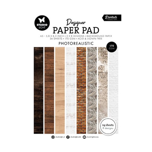A5 paper pad, StudioLight: Photorealistic