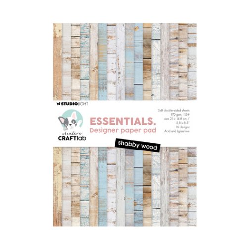 A5 lehtiö, StudioLight: Shabby wood