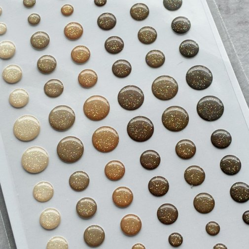 Enamel dots glitter, Krafia: Boho