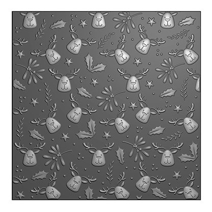 3d embossing folder, NC: Moose