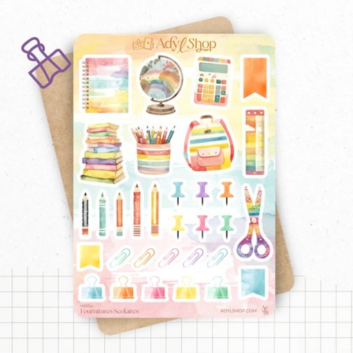 Tarra-arkki, AdyLShop: School supplies