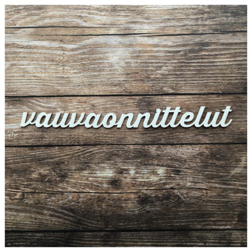 Tekstileike: Vauvaonnittelut (iso), 5kpl