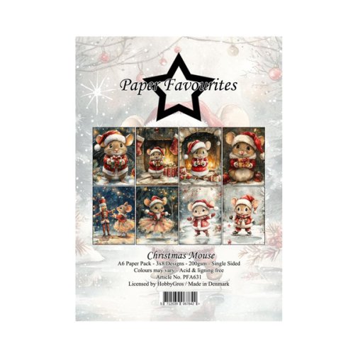 A6 paperipakkaus, PF: Christmas Mouse