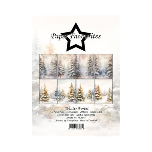 A6 paperipakkaus, PF: Winter Forest