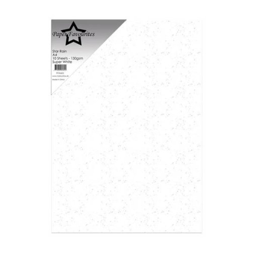 Star Rain kimaltava kartonki A4, PF: Super White