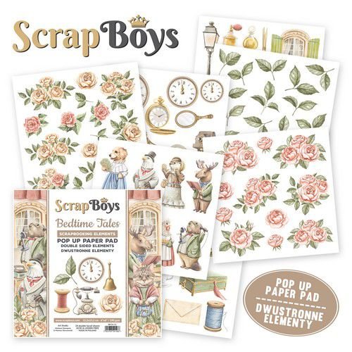 Die cut pad 6x6\", ScrapBoys: Bedtime Tales