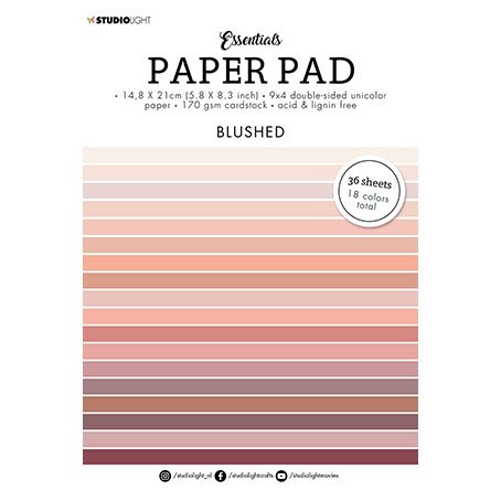 A5 paperilehtiö, Studiolight: Blushed