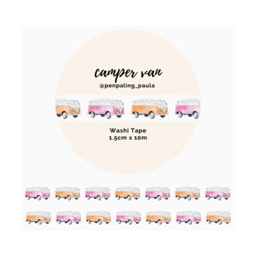 Washi tape, Peanpaling Paula: Camper van