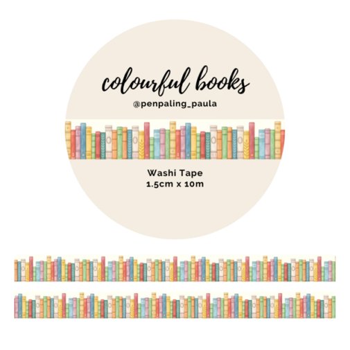 Washi -teippi, Penpaling Paula: Colourful books