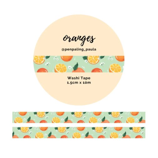 Washi -teippi, Penpaling Paula: Oranges