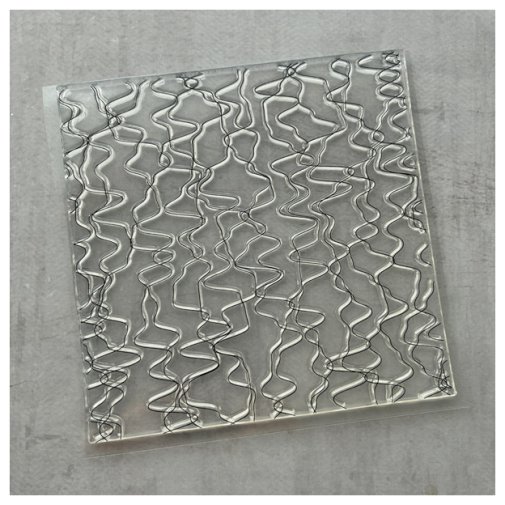 Simple & Basic background stamp: Wavy Lines