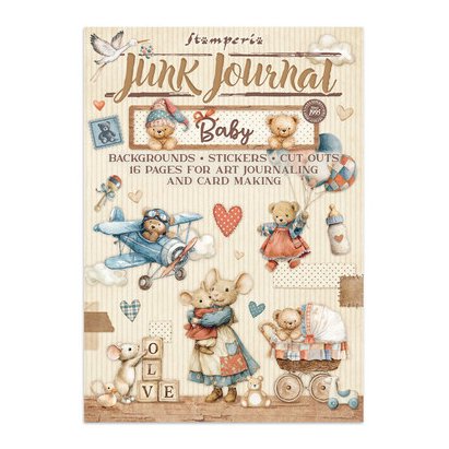 A4 Junk Journal pad, Stamperia: Baby