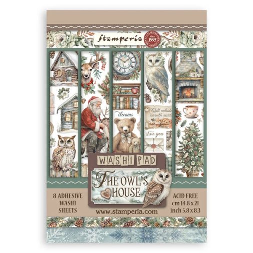 Washi pad, Stamperia: The Owl\'s House