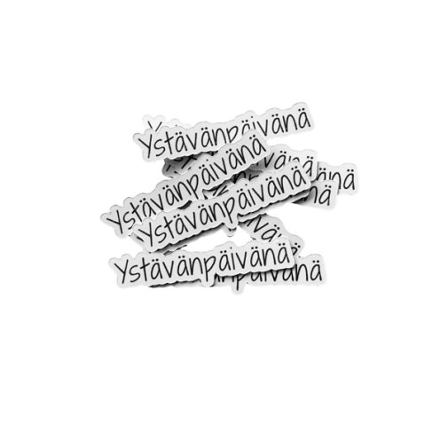 Cardstock texts: On the Valentine\'s Day, 10 pcs