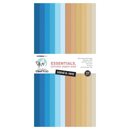 Cardstock pack 30 x 15 cm, Studiolight: Sand and Sea