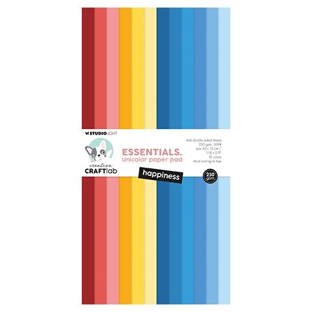 Cardstock pack 30 x 15 cm, Studiolight: Happiness