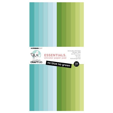 Kartonkipakkaus 30 x 15 cm, Studiolight: No blue no green