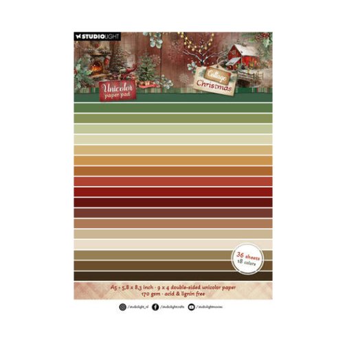 Kartonkipakkaus A5, Studiolight: Cottage Christmas