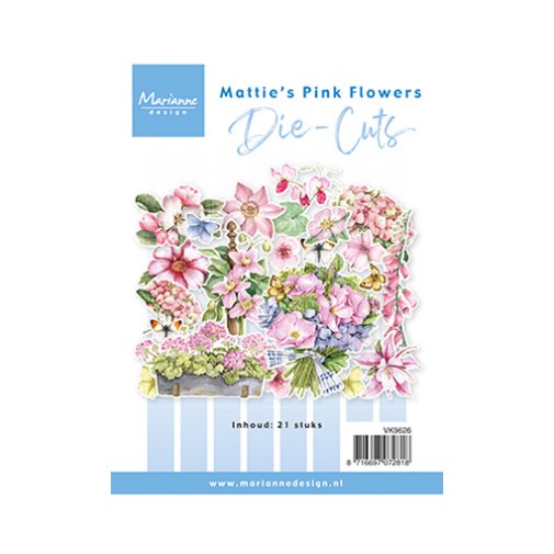 Leikekuvat, Marianne Design: Pink Flowers
