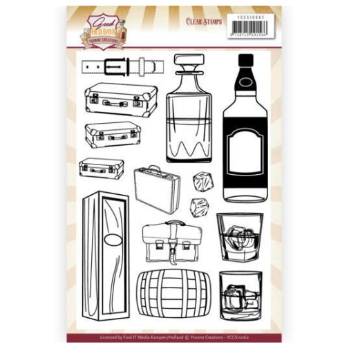 Stamp set A5, Yvonne Creations: Good Old Days