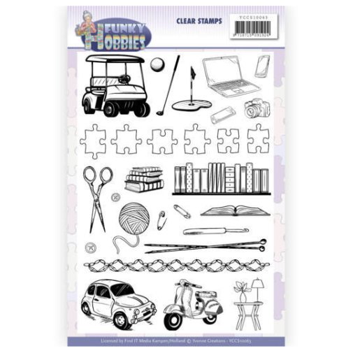 Leimasinsetti A5, Yvonne Creations: Funky Hobbies