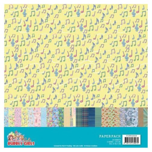 12x12\" paperipakkaus, YC: Bubbly Girls Party
