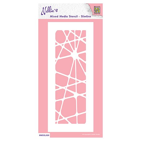Stencil slimline, Nellie\'s Choice: Abstract