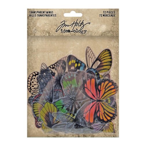 Leikekuvat, Tim Holtz: Transparent wings, 72 kpl