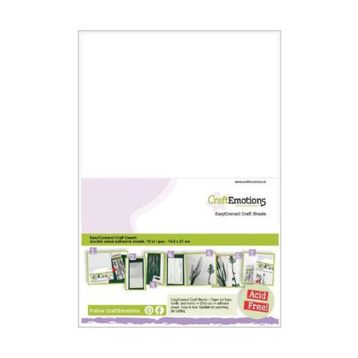 Double-sided clear adhesive sheet A5, 10 pcs
