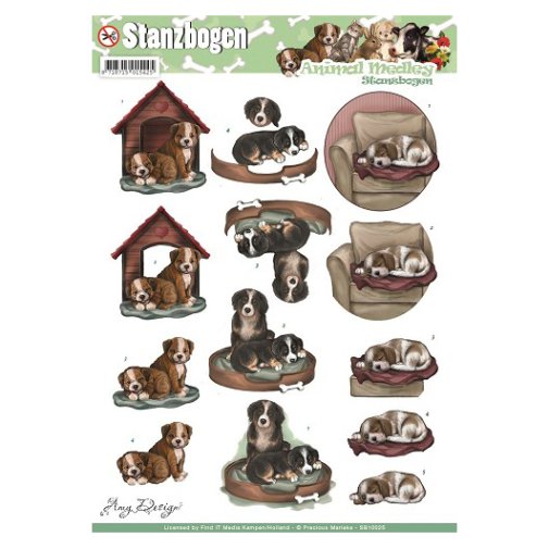 3d arkki, stanssattu: Dogs - koirat