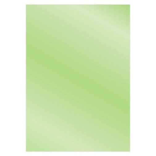 Metallikartonki A4, CardDeco, 6 kpl - apple green