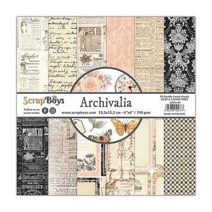 6x6\" paperipakkaus, ScrapBoys: Archivalia