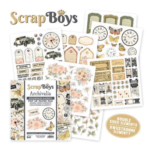 Die cut pad 6x6\", ScrapBoys: Archivalia
